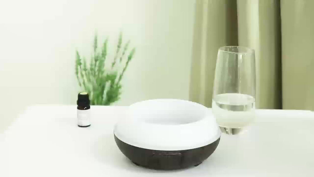 400ml Ultrasonic Essential Oil Diffuser with Remote — 7-Color LED Cold Mist Humidifier, USB-Powered Aromatherapy for Bedroom & Holiday Gifts