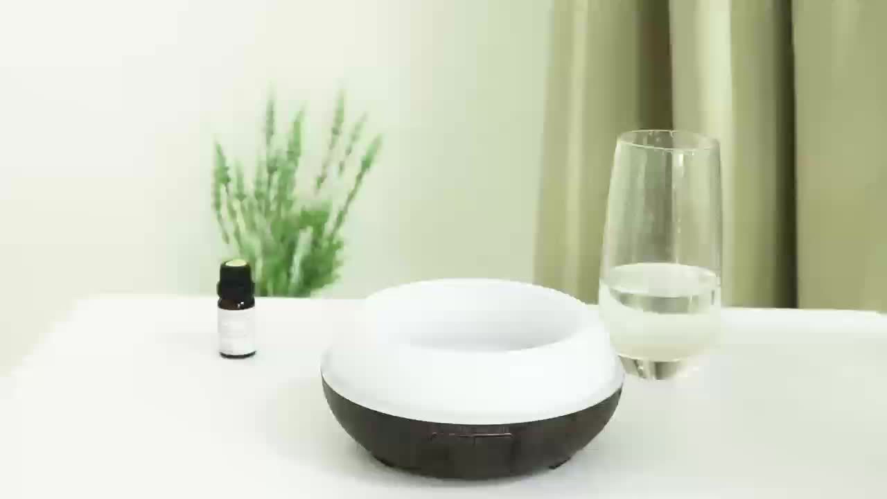 400ml Ultrasonic Essential Oil Diffuser with Remote — 7-Color LED Cold Mist Humidifier, USB-Powered Aromatherapy for Bedroom & Holiday Gifts
