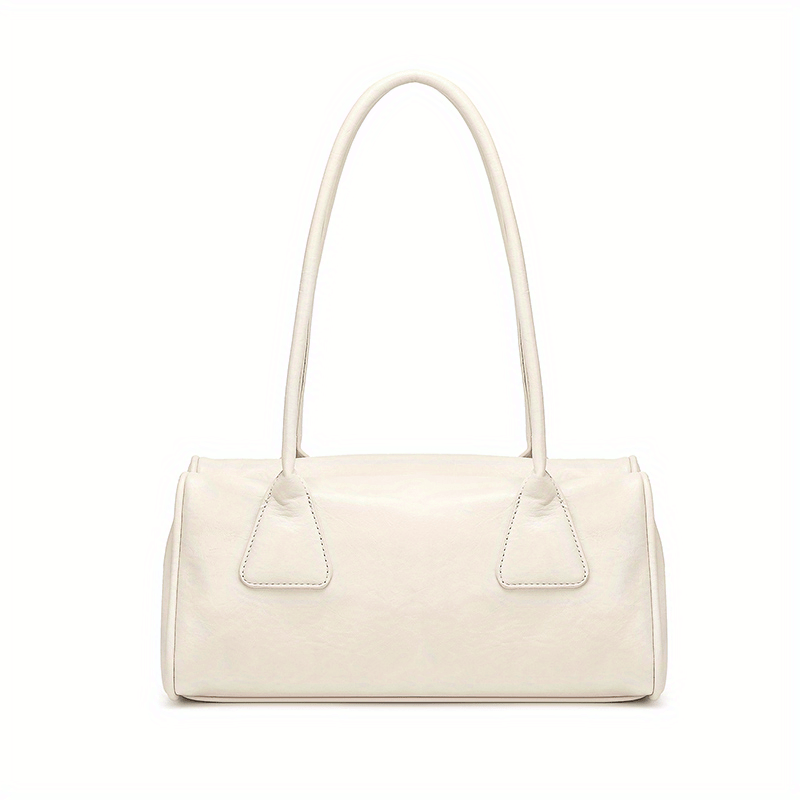 Luxury Retro Baguette Hobo Bag for Women – Vintage Split Leather Shoulder & Handbag with Adjustable Strap