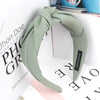 Criss Cross Wide Fabric Headband for Women Solid Color Twist Hair Band