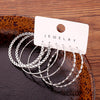 Boho Vintage 14K Gold Plated Zinc Alloy Earring Set for Women – Bohemian Alloy Ear Posts