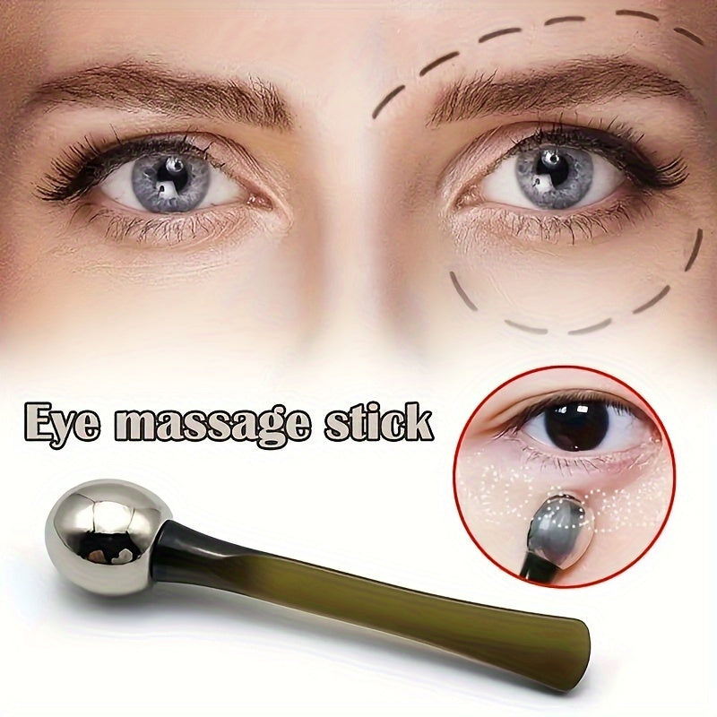 Eye Massage Roller Stick – Cooling Facial Eye Massager, Soothing Under-Eye Care, Hypoallergenic Plastic, Battery-Free