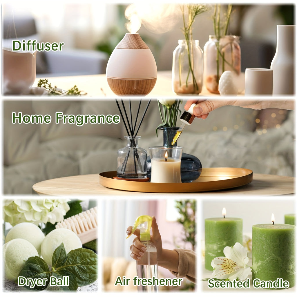 24-Piece Essential Oils Set for Diffuser & Aromatherapy – Premium Oils for Candle Making, Massage and Home Fragrance