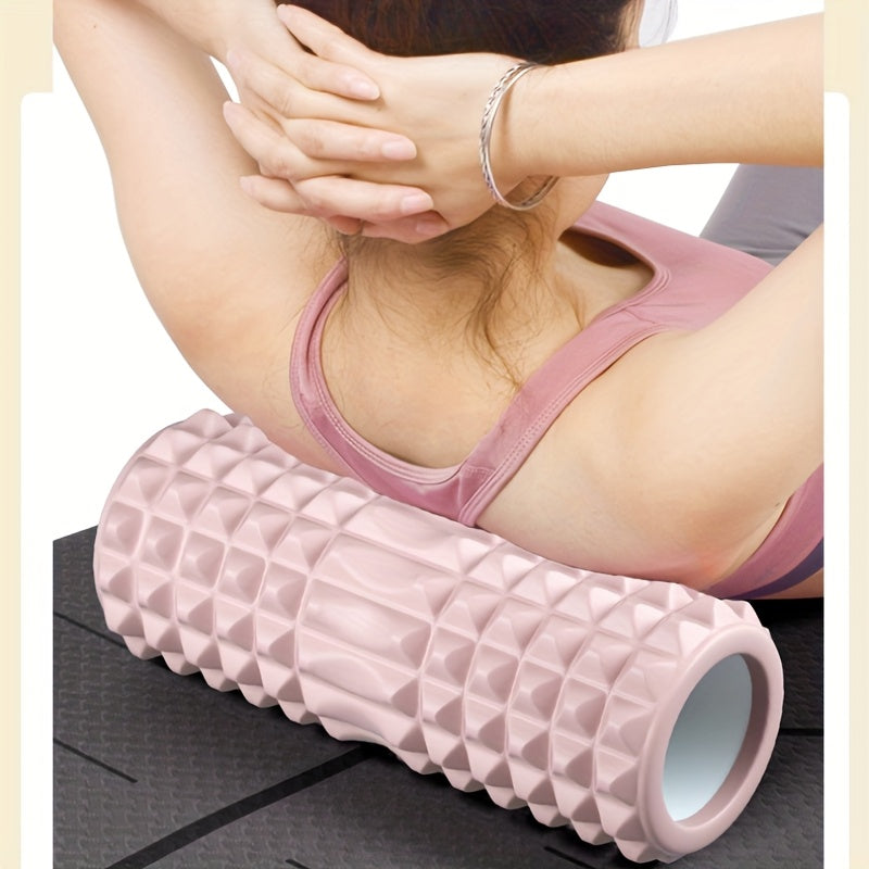 4-Piece EVA Foam Muscle Roller Set - Fascia Release & Body Shaping Massage Tool for Yoga & Recovery | Gift for Women