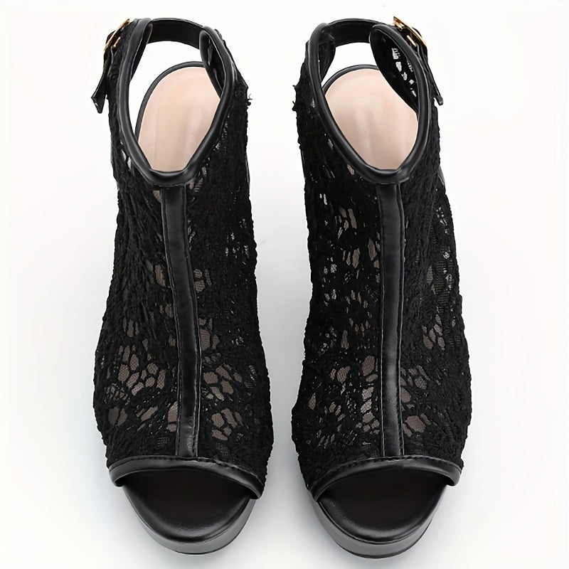 Women's Ultra-High Chunky Heel Mary Jane Pumps – Breathable Fabric Upper, TPR Sole, Comfortable Block Heels for Parties & Nightclubs