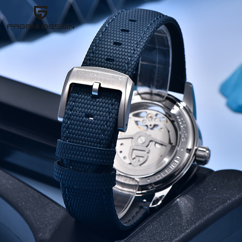 PAGANI DESIGN Women's Automatic Mechanical Tourbillon Watch – Stainless Steel, Luminous Luxury Timepiece