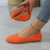 Women's Minimalist Slip-On Flats Lightweight Soft-Sole Low-Cut Walking Shoes