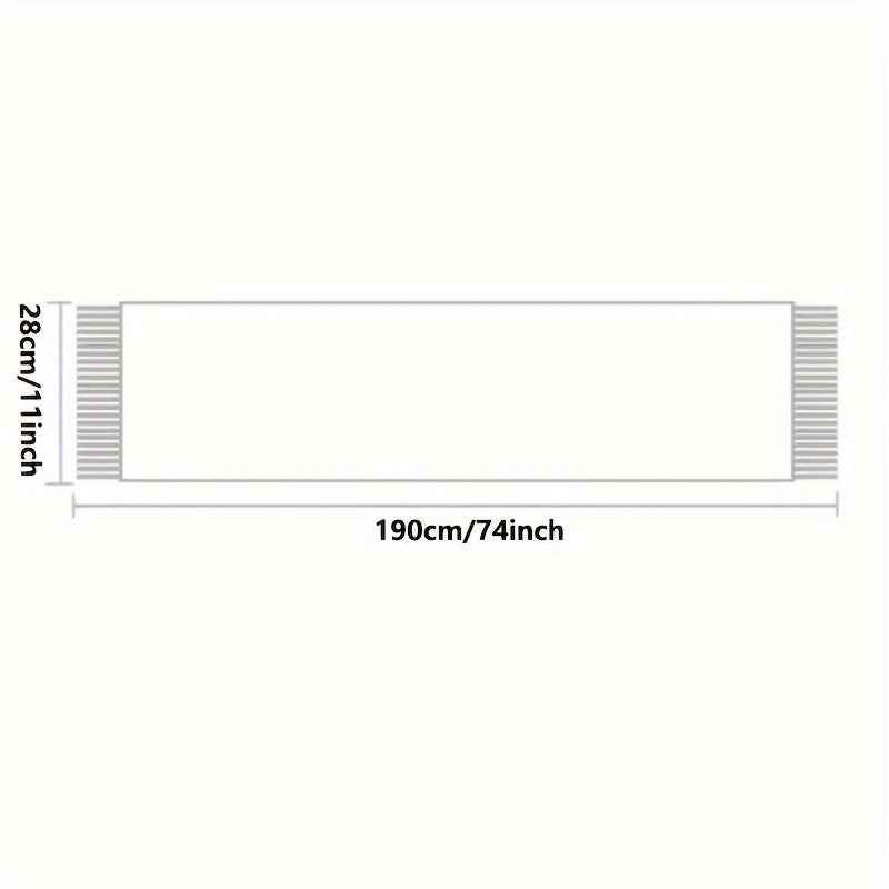 Women's Thick Knit Scarf - Ultra-Warm Windproof Plush Shawl Wrap in Macaron Colors