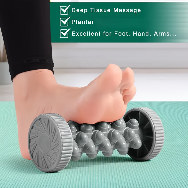 Plantar Fascia Roller Foot Massager for Plantar Fasciitis Relief — Foot Roller for Yoga, Pilates & Flat Feet Pain, Multi-Color