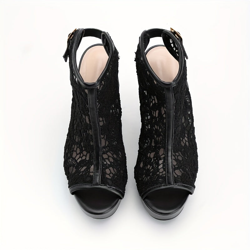 Women's Ultra-High Chunky Heel Mary Jane Pumps – Breathable Fabric Upper, TPR Sole, Comfortable Block Heels for Parties & Nightclubs