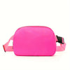 Unisex Polyester Waist Bag – Adjustable Fanny Pack for Running, Hiking, Cycling, Phone & Festivals