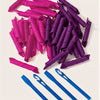Heatless Spiral Hair Curlers 40-Pack No-Heat Sleep-In Styling Kit with 4 Hooks for Women