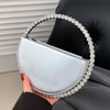 Rhinestone Embellished Evening Clutch with Shoulder Strap – Elegant Party & Wedding Handbag