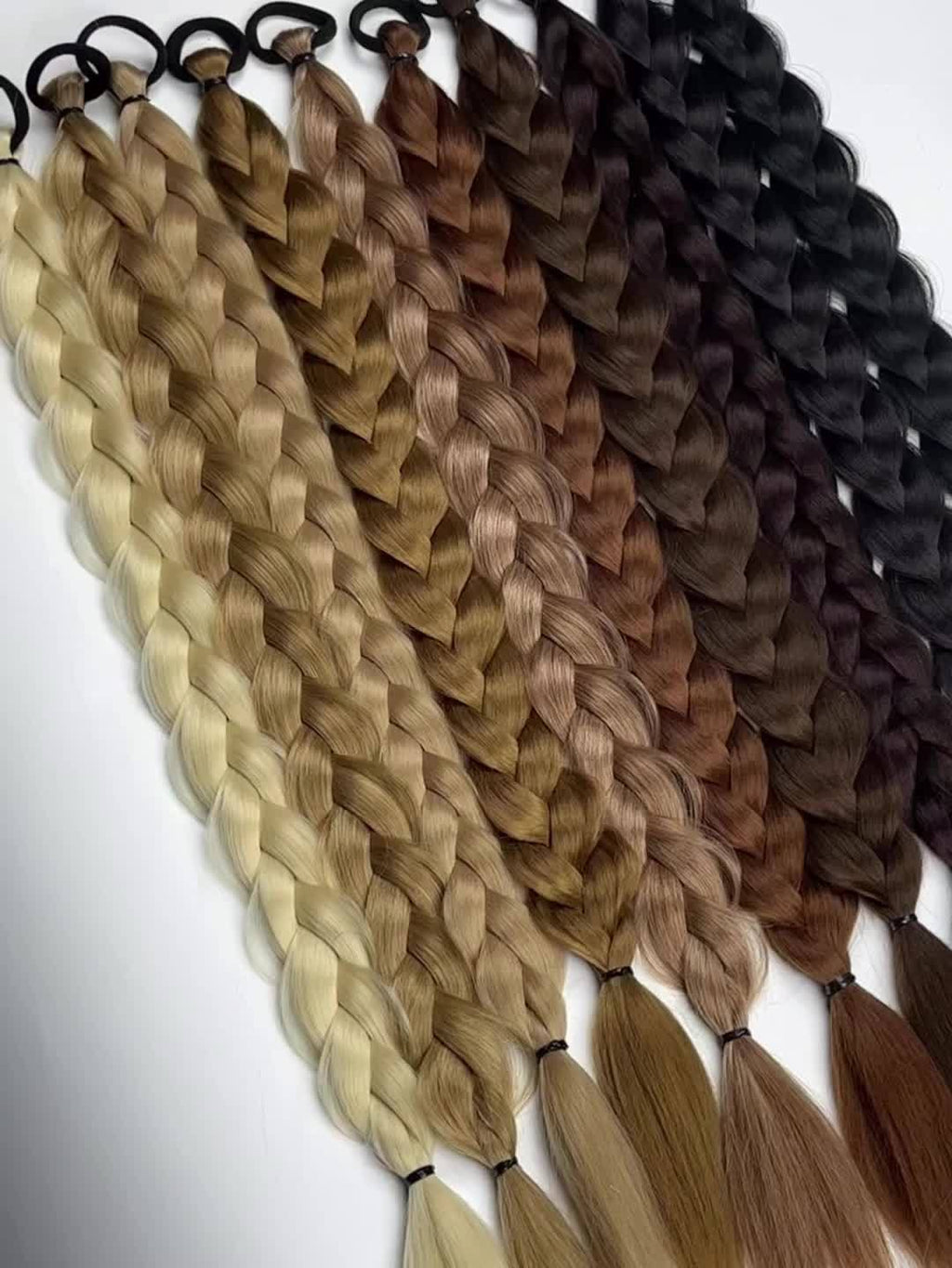 Long Braided Ponytail Extension with Elastic Tie - Heat-Resistant Synthetic Hair for Women, Wrap-Around Ponytail for Daily & Party