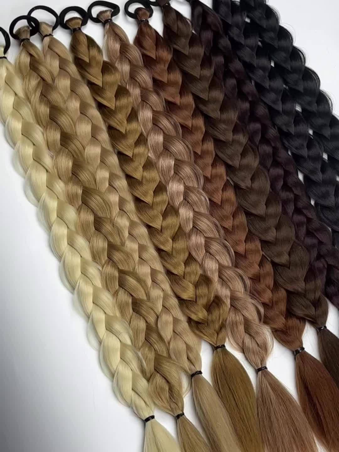 Long Braided Ponytail Extension with Elastic Tie - Heat-Resistant Synthetic Hair for Women, Wrap-Around Ponytail for Daily & Party