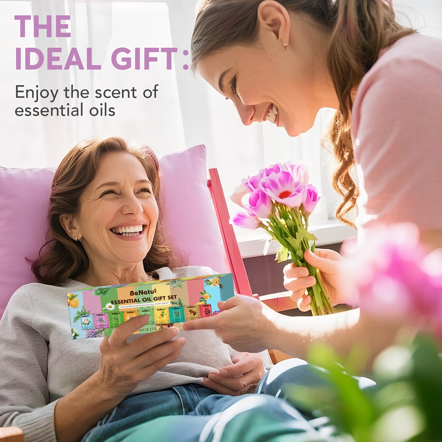 6pc & 18pc Aromatherapy Essential Oil Set - Variety Fragrance Oils for Diffusers, Humidifiers, Candles & Soap Making (Portable Mini Bottles)