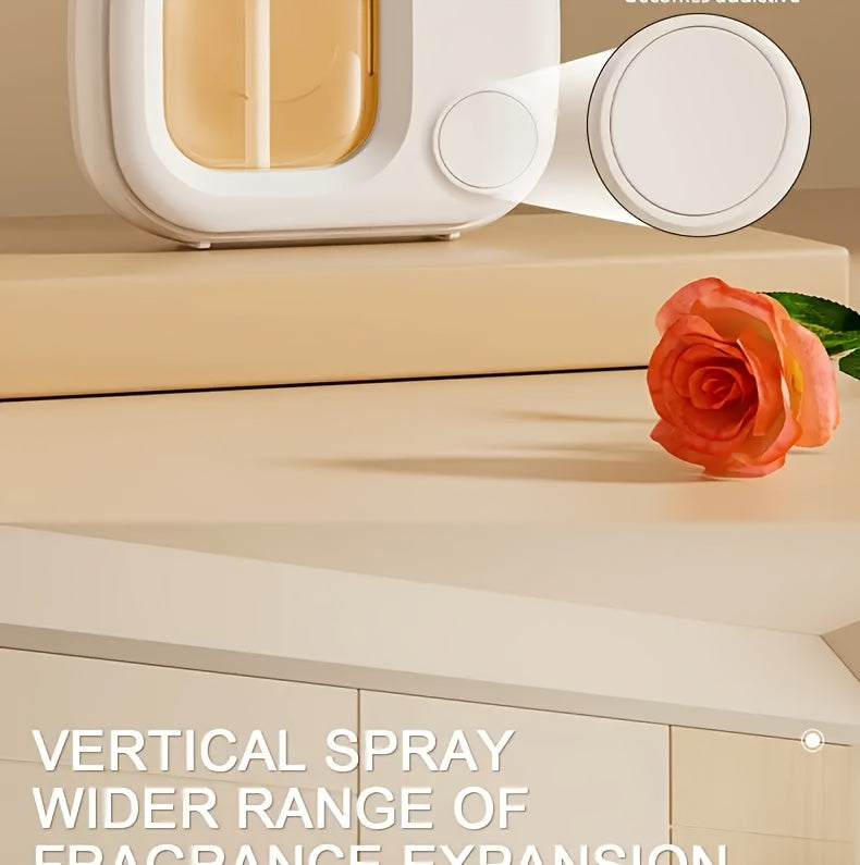 Portable Rechargeable Aroma Diffuser — One-Button, 5-Speed Adjustable Timer, USB Charging, Empty Bottle for Essential Oils & Perfume