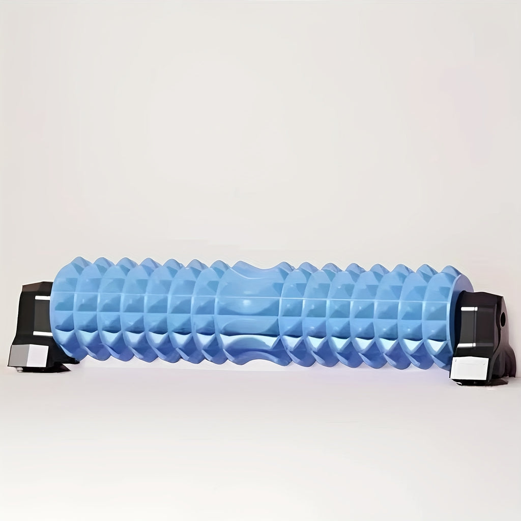 Textured Foam Roller for Muscle Relief – Soft EVA Stability Trainer Massage Roller (Black, Pink, Blue)