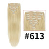Clip-In Straight Human Hair Extensions 120g 8-Piece 10A Brazilian Remy Virgin Hair – Natural Black, 16–26 in (40–66 cm)