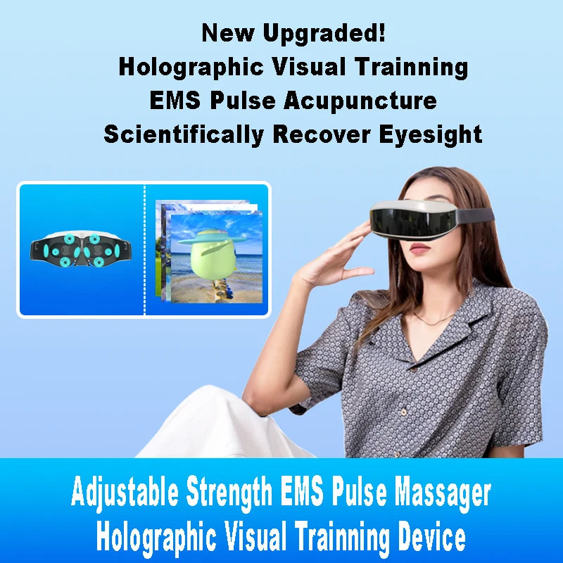 Myopia Treatment Eye Massager for Children and Adults, Vision Training & Eye Fatigue Relief