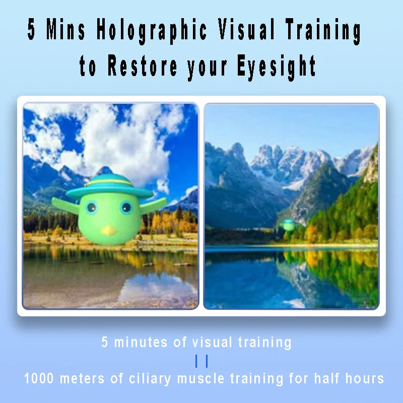 Myopia Treatment Eye Massager for Children and Adults, Vision Training & Eye Fatigue Relief