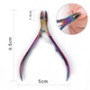 4-Piece Professional Stainless Steel Manicure Kit - Nail Clippers, Scissors, Nippers & Cuticle Pusher