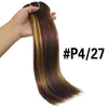 100% Brazilian Remy Straight Clip-In Hair Extensions 8 PCS Natural Black