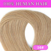 100-200g Remy Human Hair Clip-In Extensions Full Head Dark Brown 14–28 in (35–70 cm) 7-Piece Clip-On Set
