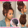 Invisi Strap 360 HD Full Lace Glueless Remy Human Hair Wig - 250% Density Deep Wave Chocolate Brown