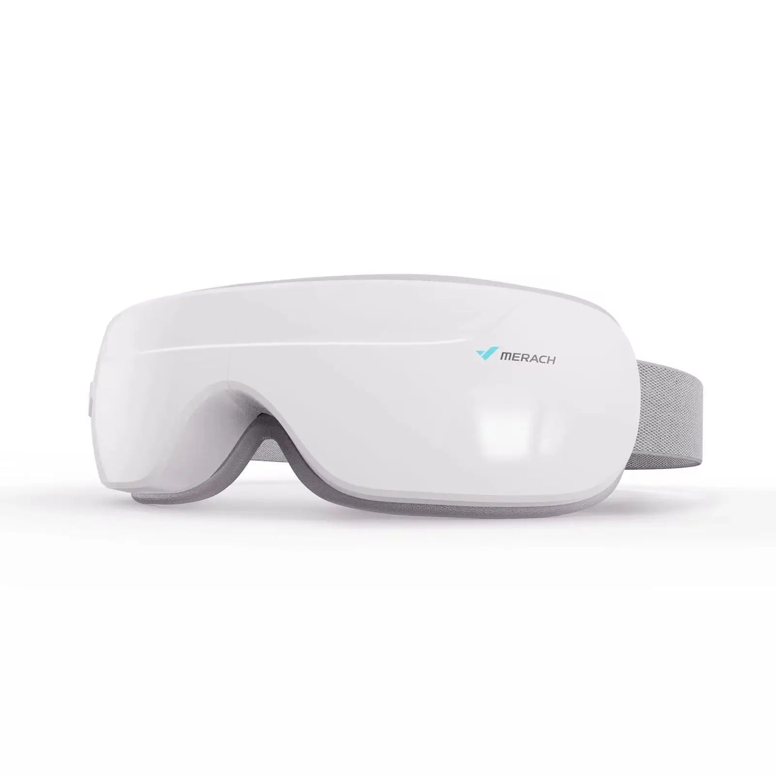 MERACH Smart Heated Eye Massager with Bluetooth Music — Foldable Hot Compress Eye Mask (107°F/42°C) for Relaxation & Gifts