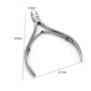 4-Piece Professional Stainless Steel Manicure Kit - Nail Clippers, Scissors, Nippers & Cuticle Pusher