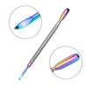 4-Piece Professional Stainless Steel Manicure Kit - Nail Clippers, Scissors, Nippers & Cuticle Pusher
