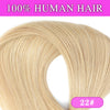 100-200g Remy Human Hair Clip-In Extensions Full Head Dark Brown 14–28 in (35–70 cm) 7-Piece Clip-On Set