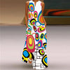 Vintage Print V-Neck Sleeveless Maxi Sundress – Elegant Long Summer Dress for Women