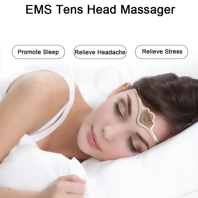 Queen Crown Smart Sleep Head Massager — Electric Migraine Relief & Deep Sleep Aid