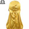 Unisex Silk Durag Long Tail Headwrap Bandana 100+ cm (39+ in) Biker Turban Headwear