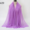 Crinkle Cotton Hijab Scarf Lightweight Muslim Shawl Turban Headscarf Headband Wrap