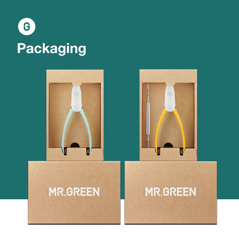 MR.GREEN Ingrown Toenail Clippers – Stainless Steel Precision Toenail Cutter for Thick Nails