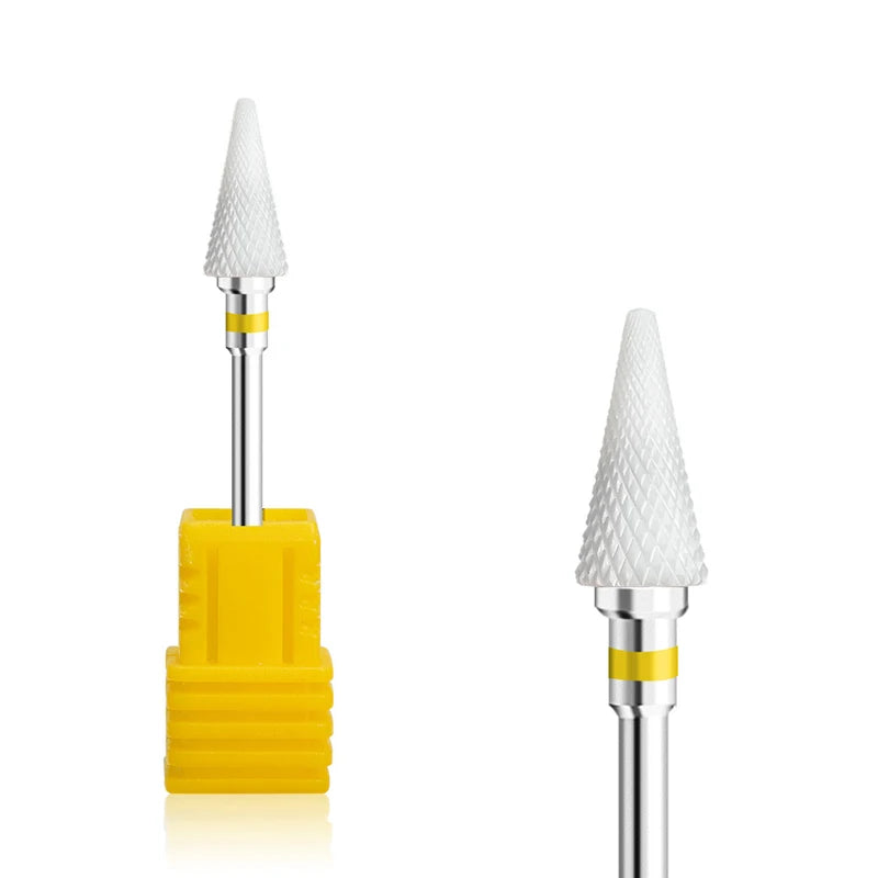 Ceramic Milling Nail Drill Bit 1pc for Electric Manicure & Pedicure Drills Nail Art Burr File