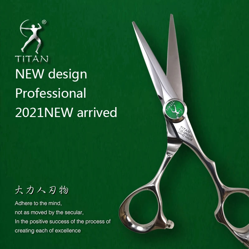 Titan Hairdressing Scissors 6-Inch Professional Barber Cutting & Thinning Shears