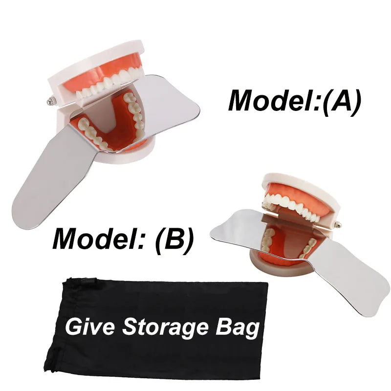 Autoclavable Stainless Steel Intra-Oral Photography Mirror - Orthodontic Dental Reflector