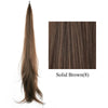 Soowee 32in (81 cm) Long Layered Clip-In Ponytail Extension, Blonde Heat-Resistant Synthetic Hairpiece