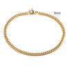 Stainless Steel Cuban (Miami Curb) Bracelet — Chunky 3–11mm Width | 7.1/8.3/9.1 in (18/21/23 cm) Unisex
