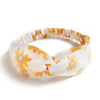 Boho Print Cross Turban Headband – Vintage Bandana Hair Band for Women & Girls