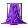 Silk Satin Square Scarf 90 x 90 cm (35.4 x 35.4 in) – Women’s Hijab Shawl Bandana Headscarf Foulard, 28 Colors