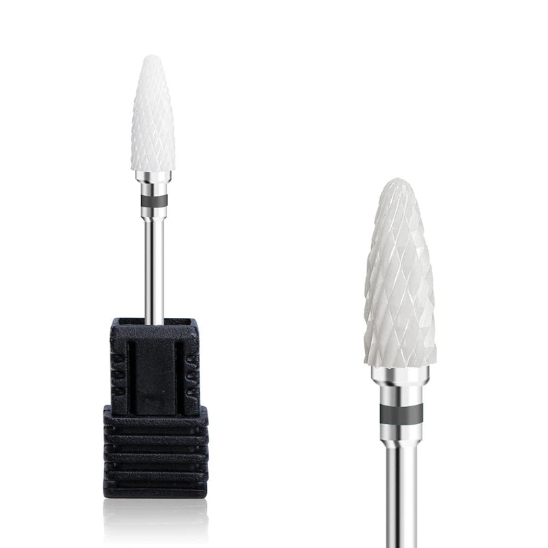 Ceramic Milling Nail Drill Bit 1pc for Electric Manicure & Pedicure Drills Nail Art Burr File