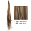 Soowee 32in (81 cm) Long Layered Clip-In Ponytail Extension, Blonde Heat-Resistant Synthetic Hairpiece