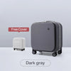 18-Inch (45 cm) Carry-On Spinner Suitcase – Polycarbonate Shell, Aluminum Frame, TSA Lock, Laptop Compartment