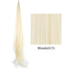 Soowee 32in (81 cm) Long Layered Clip-In Ponytail Extension, Blonde Heat-Resistant Synthetic Hairpiece