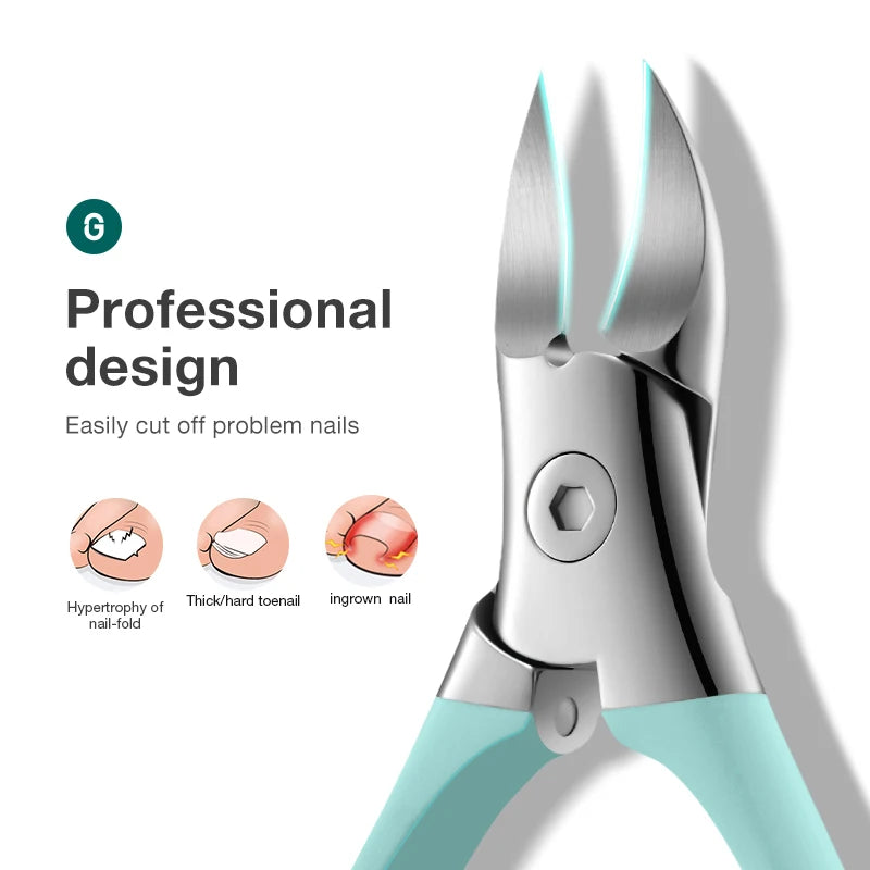 MR.GREEN Ingrown Toenail Clippers – Stainless Steel Precision Toenail Cutter for Thick Nails